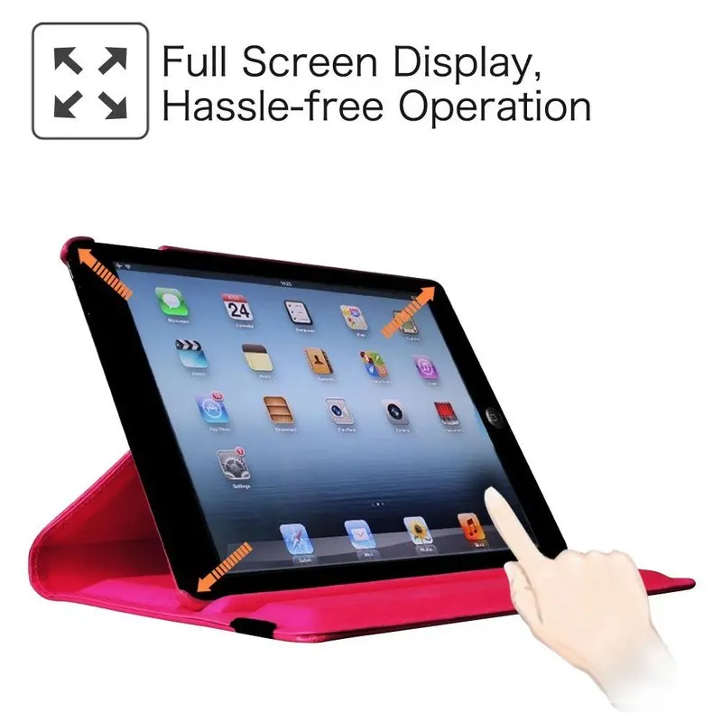360 Degrees Rotating PU Leather Flip Cover Case for iPad 2 3 4 Case Stand Cases Smart Tablet A1395 A1396 A1416 A1430 A1458 A1460 360 Degrees Rotating PU Leather Flip Cover Case for iPad 2 3 4 Case Stand Cases Smart Tablet A1395 A1396 A1416 A1430 A1458 A1460