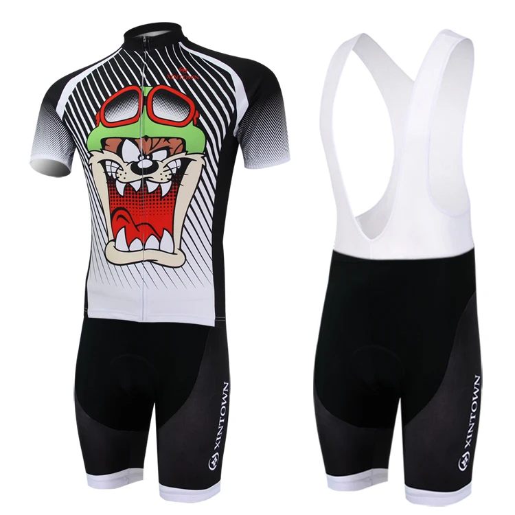Novelty Cycling Jersey 2015 Funny Cycling bib clothes Sets Short Sleeve