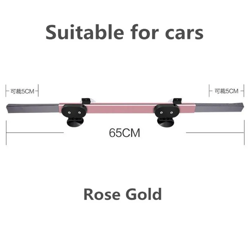 Автомобильный термоусадочный солнцезащитный козырек солнцезащитный, изоляционный экран Солнцезащитная Передняя шестерня автоматическая выдвижная Солнцезащитная козырек Солнцезащитная шестерня - Цвет: RoseGold-65cm