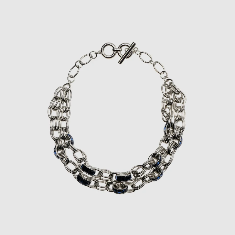 

Amorita boutique Round metal necklace