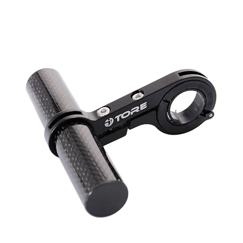 

Bicycle Handlebar Extended Bracket Headlight Mount Bar Computer Holder Lamp carbon fiber Support Bicycle Grips Extender #2A24