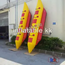 3-8 человек надувные towable Водные виды спорта, надувные одной трубки банан