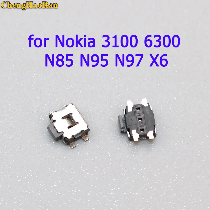 

ChengHaoRan 5pcs Power On Off Switch Button replacement parts For Nokia 3100 6300 6300E51 520 905 525 515 N85 N95 N97 X6