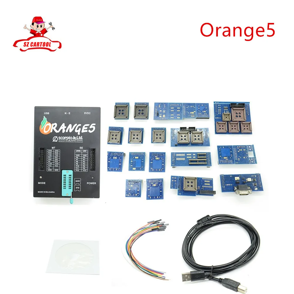 Special Offer OEM Orange5 Professional Programming Device With Full Packet Hardware + Enhanced Function Software orange 5
