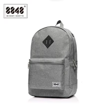 8848 брендовый мужской рюкзак в консервативном стиле, школьный рюкзак с рисунком, сумка для подростков, студентов, Повседневная серая 15,6 дюймовая S15010-10 для ноутбука