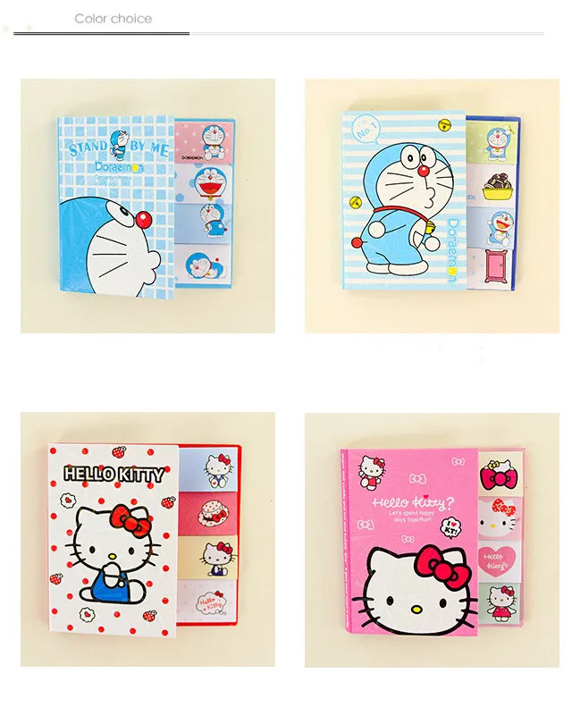 Kawaii корейский мультяшный Baymax Doraemon Totoro N times Sticky Memo Note Book Message Tab блокнот стикеры блокнот блокноты канцелярские принадлежности