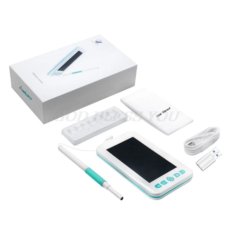 

1080P Visualizer Video Otoscope 5.5mm Visual Ear Cleaning Spoon Endoscope with 4.3 inch LCD Display USB Camera
