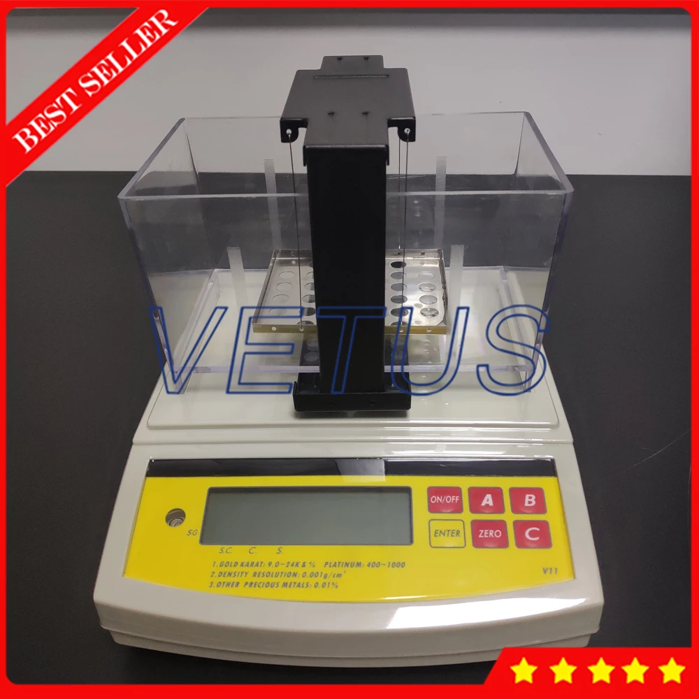 

DE-120K Gold Purity Analyzer Machine Electronic Gold content detector Precious Metal silver Tester Gold K Value Tester