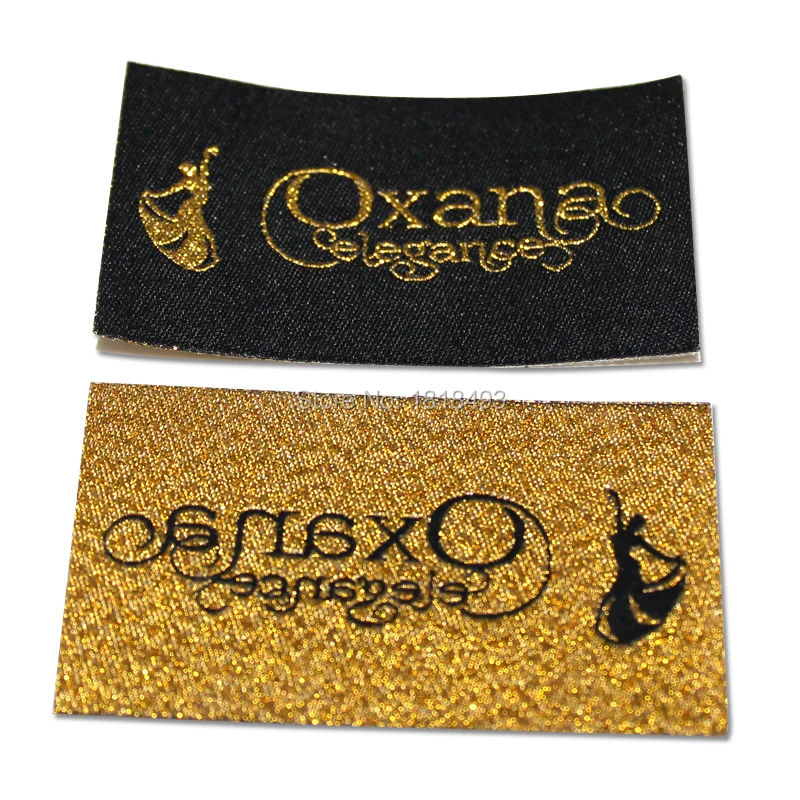 Buy Free shipping customized clothing iron on woven