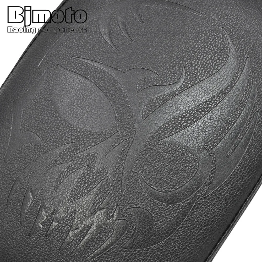Bjmoto для Harley Cruiser Чоппер аксессуары мотокросса черный череп Прямоугольная подушка
