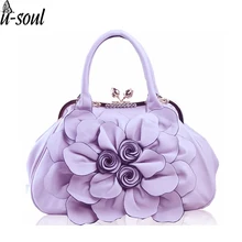 Летающие птицы дизайнерские женские сумки 3D цветок высокое качество кожаная сумка женская большая сумка на плечо сумки-мессенджеры LM3515