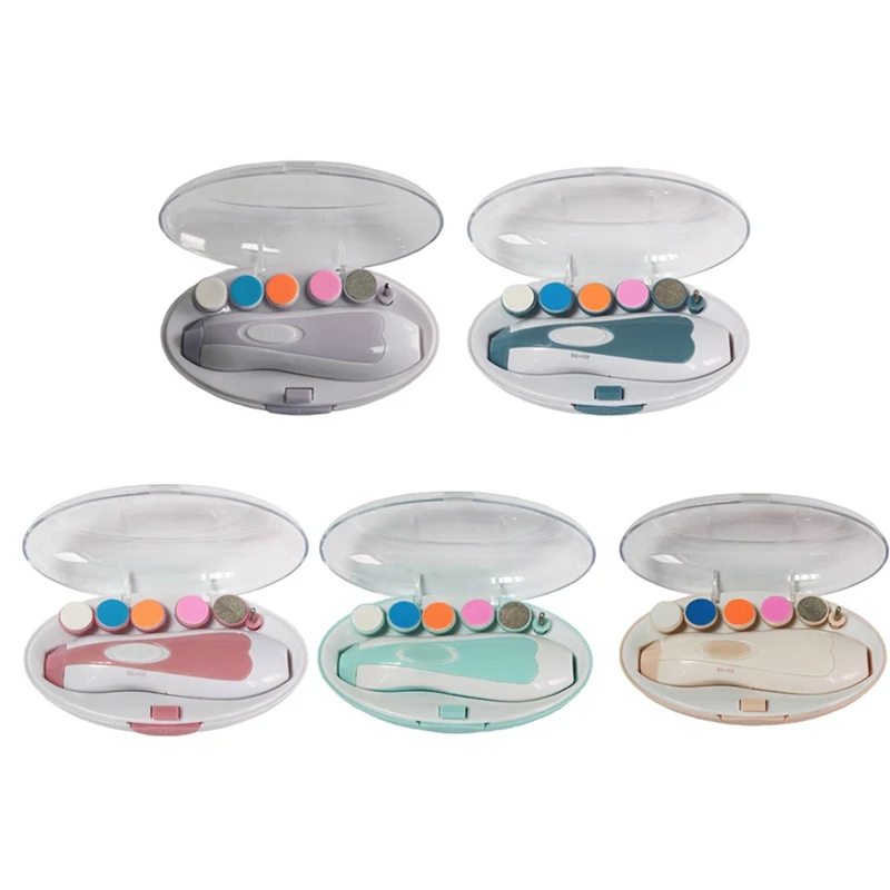 Portable Adult Baby Electric Nail Trimmer Safe Manicure Pedicure For Kids Adult Quiet Nail File Babies Nail Care