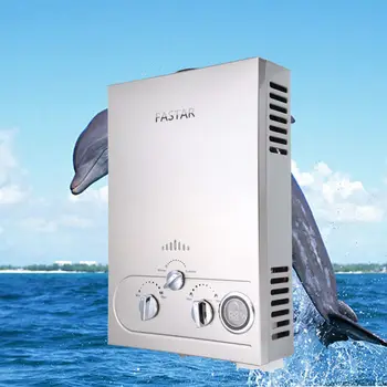 

(ship from EU)2017 FAST Flue Type 100% Quality 8L Lpg Gas Instant Hot Water Heater Propane Stainless Tankless Wash Shower Boiler