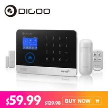 Digoo DG-HOSA 433MHz Wireless GSM&WIFI DIY Smart Home Security Alarm Systems Kits Infrared Motion Sensor Door Magnetism Alert Digoo DG-HOSA 433MHz Wireless GSM&WIFI DIY Smart Home Security Alarm Systems Kits Infrared Motion Sensor Door Magnetism Alert