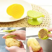Household Double Side Easy Cleaning Brush For Potato Peeler Carrot Fruit Brush Kitchen Tools Gadgets weber double potato