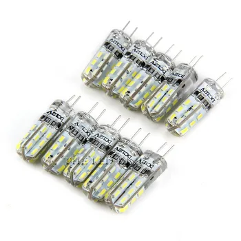 

10pcs/lot 3W G4 LED Lamp AC 220V SMD 3014 White/Warm White Light 360 Degree Angle