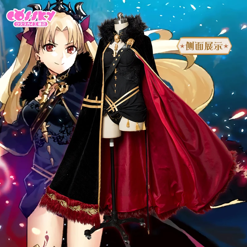 [Сток] аниме Fate/Grand Order Ereshkigal Военная Униформа костюм для ролевой игры унисекс костюм+ ACC для Хэллоуина Новинка