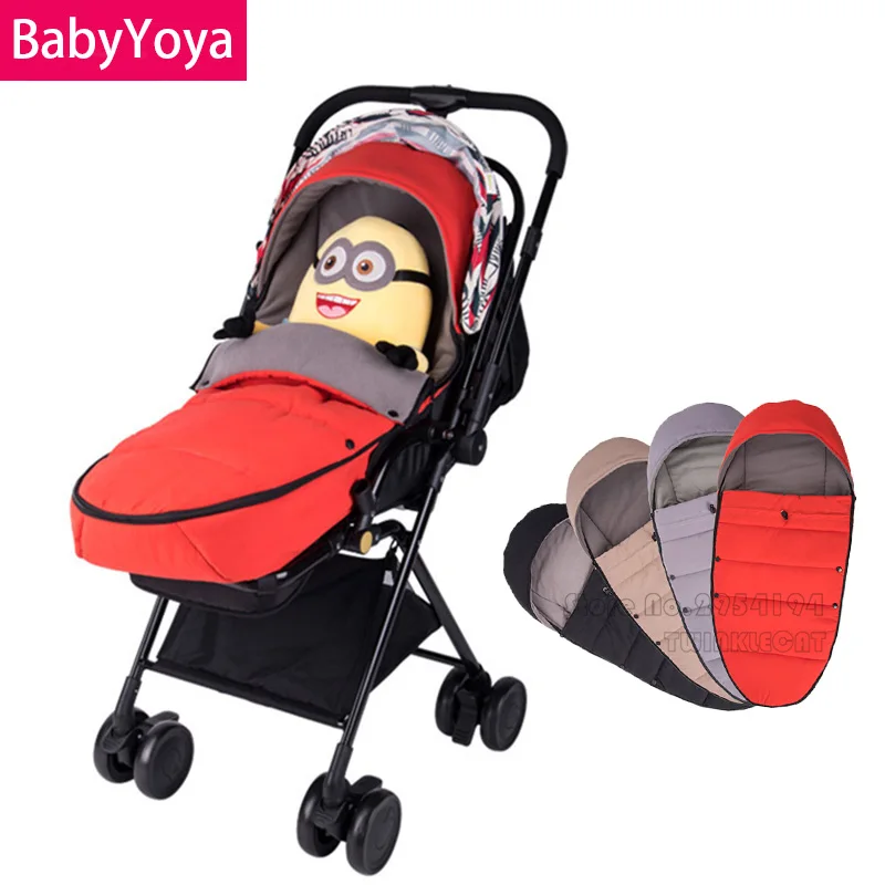 

Baby Stroller Warm Sleeping Bag 2018 Winter YOYO YUYU VOVO YOYA Infant Stroller Car Windproof Foot Cover Universal Accessories