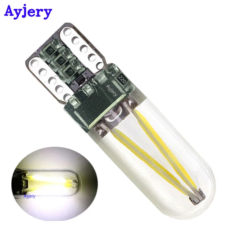 

AYJERY !! 4/20pcs Canbus T10 W5W COB 30 SMD SILICA Led Bulbs No Error Car Indicator Clearance Lights DC 12V License Plate Light