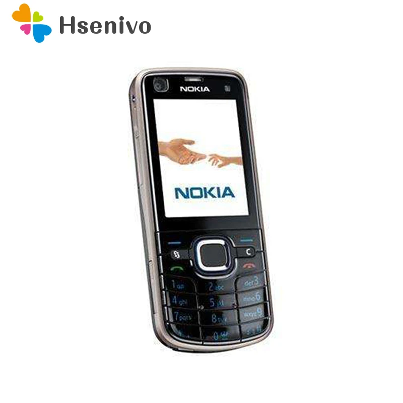 Оригинальный Nokia 6220 Classic A GPS 3G 5MP Camera 6220c мобильный телефон оптом Восстановленный