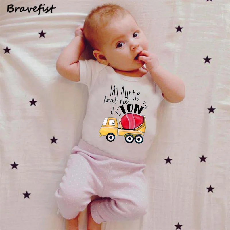 spesifikasi Modis Bayi Bodysuit Lengan Pendek Bayi Anak Laki laki Perempuan Pakaian Kecil Bayi Onesie 0 24 M Bibi Saya loves Me Anak anak Jumpsuits