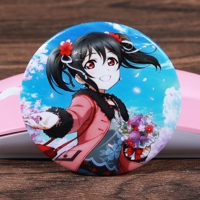 1pcs BanG Dream Cosplay Badges Tsurumaki Kokoro Brooch Pins Rimiri Yamato  Maya Collection Badge for Backpacks Clothes