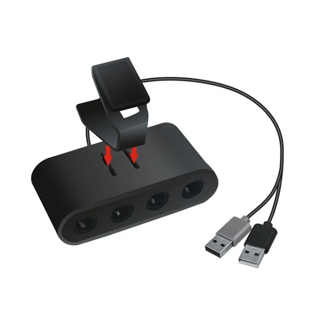 3in1 Converter For Nintendo SwichForWii UPC 4Port USB for Gamecube Controller Adapter 40MAY31 (1)