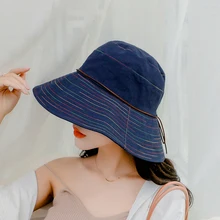 SUOGRY женские летние солнечные шляпы для дам твердые шляпы с широкими полями анти-УФ Женский плоский верх шляпа рыбака рыболовная шляпа Корейский стиль Панама шляпа