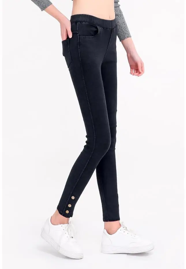 Shikoroleva женские леггинсы для женщин 2019 Imitaion джинсы из денима, тянущиеся узкие Джеггинсы эластичный пояс Pantalon плюс размеры 5XL 4XL M Mujer