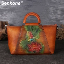 Оригинальные сумки из натуральной кожи, женские сумки, роскошные женские сумки, ручная сумка через плечо, винтажная женская сумка-мессенджер, вместительные сумки