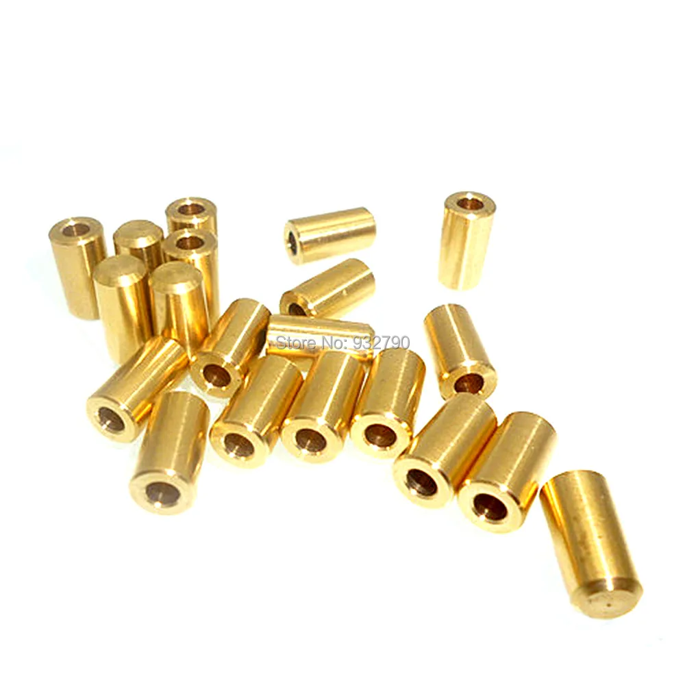 

1/2/5/10/20pcs 3.17mm Brass Electric Motor Shaft Clamp Fixture Chuck Collet Mini Motor Coupler for 0.3mm-4mm Jt0 Drill Chuck