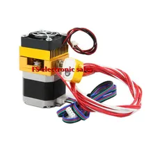 3D Printer Head MK8 Extruder J-head Hotend E3d Nozzle 0.4mm Feed Inlet Diameter 1.75 Filament Extra Nozzle +1 meter motor cable