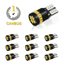 10 шт. светодиодный Canbus T10 W5W 3014 24SMD интерьер автомобиля светодиодный свет лампы для VW Passat B6 B7 Jetta Golf 5 6 7 MK5 Tiguan CC Scirocco