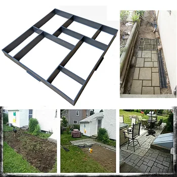 

Newly Garden Path Making Mould DIY Concrete Pavement Garden Path Mold