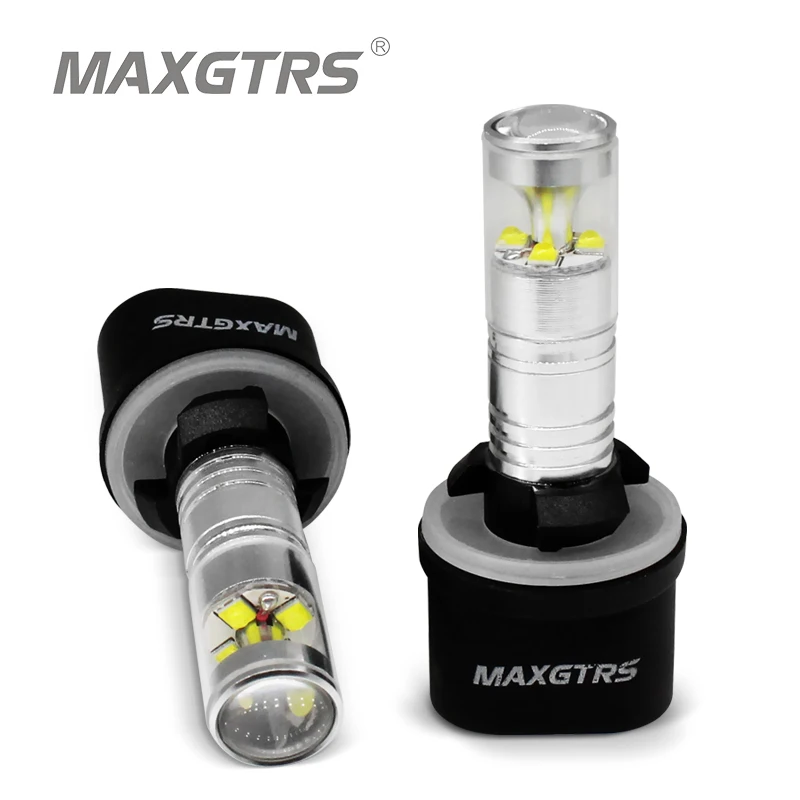 Luz de Nevoeiro Dia do Carro Mais Recente Estilo Cree Chip Carro 30 w 881 880 H27 h1 h3 Led Lâmpada Luz Externa Condução Nevoeiro 2x