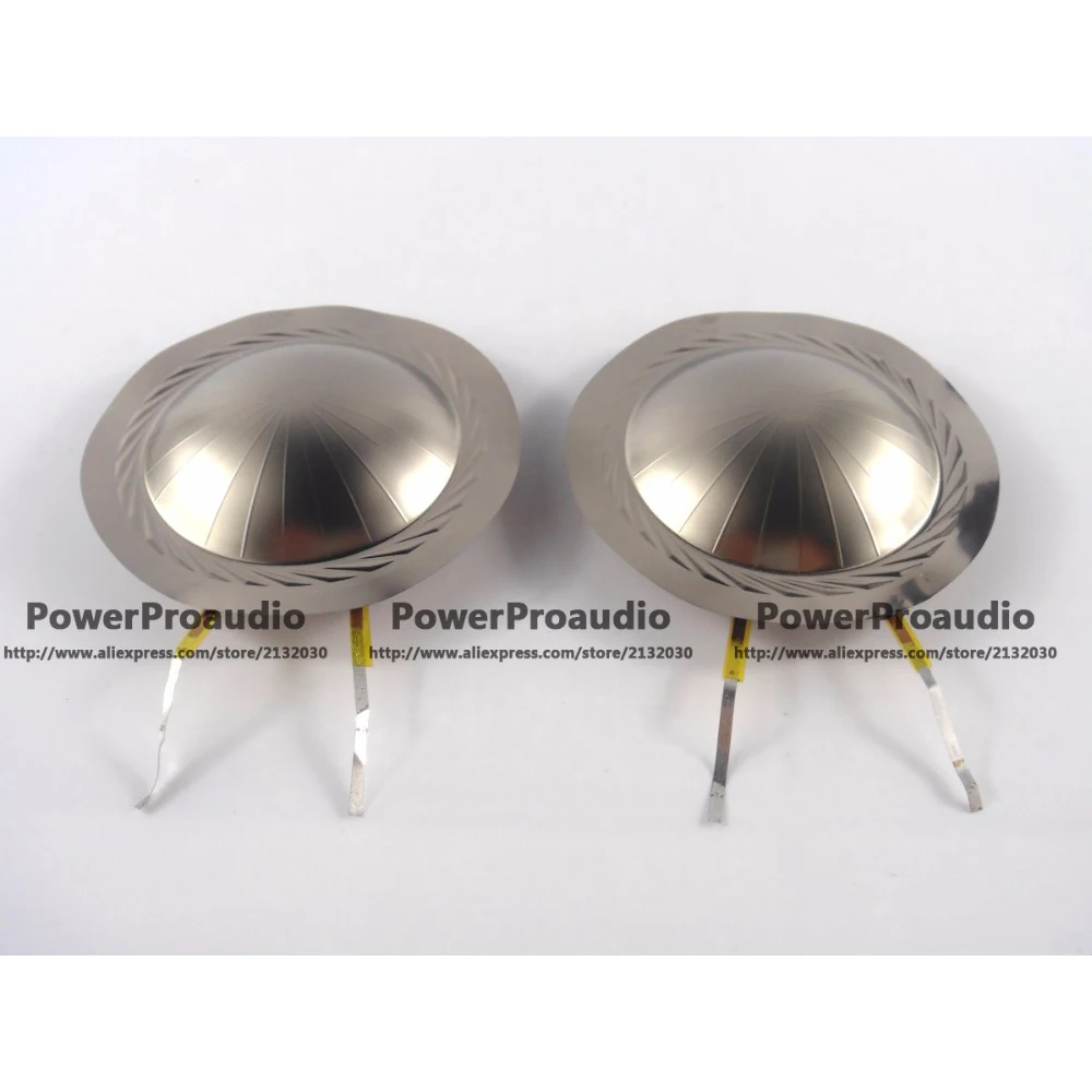 2pcs 8 ohm Tweeters Diaphragm , voice coil Repair Kit VC 51.00mm Flat WireSpeaker Accessories