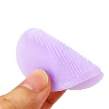 Chegada nova Silicone Almofada de Lavagem De Beleza Facial Esfoliante Cravo Rosto Cleansing Brush Tool Macio Escovas de Limpeza Profunda Rosto
