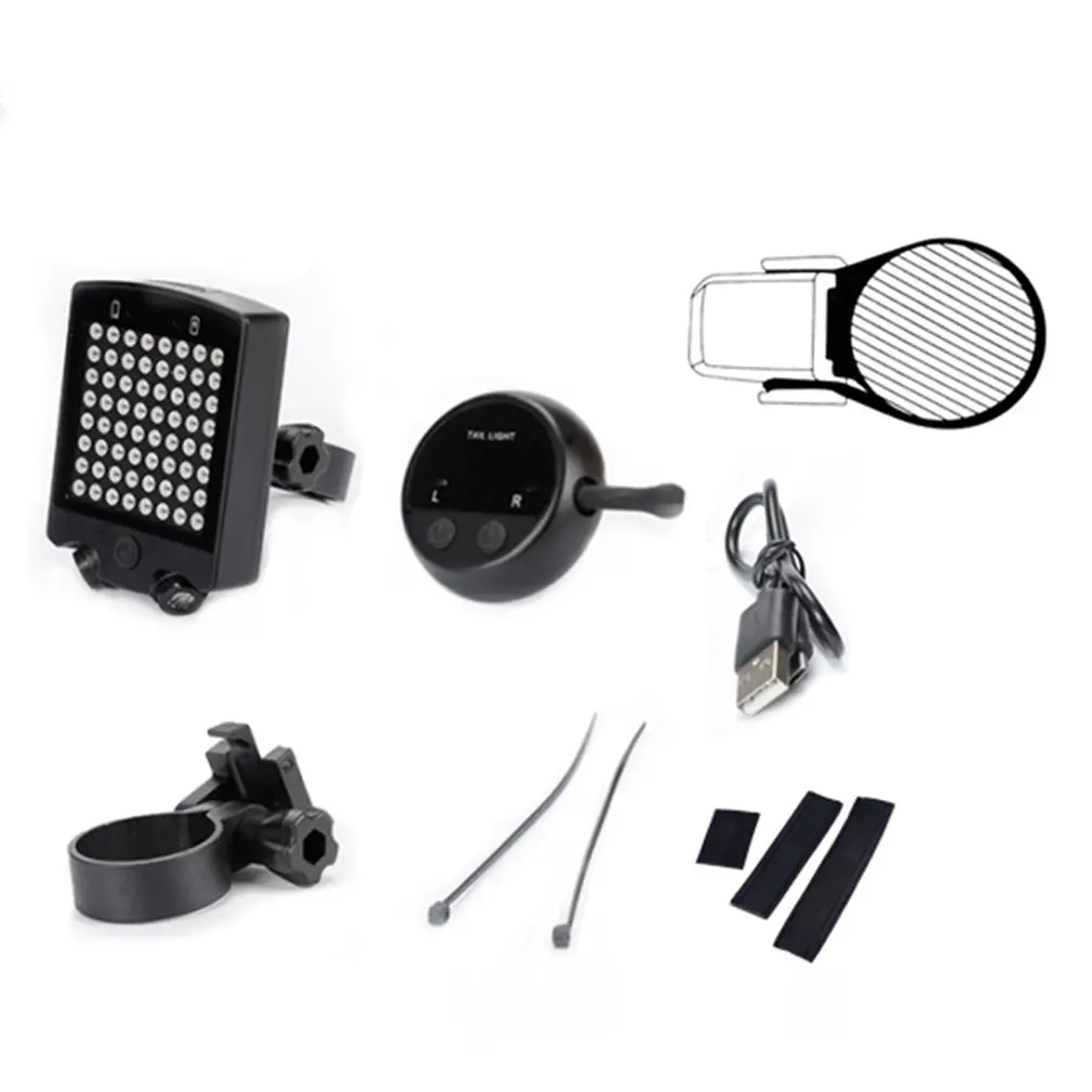 

Impression Riding Bicycle Turn Signal Led Warning Light Mountain Bike Riding Equipment Charging Laser Tail Light