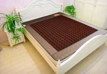Free shipping heated mat magnetic negative ion tourmaline heating germanium health mattress tourmaline jade mattress 1.2*1.9M