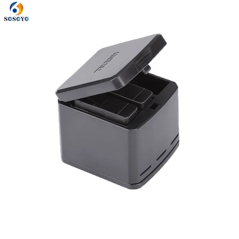 3-Way Battery Charger LED lights charging box Carry Case Battery Housing  for GoPro Hero 6 5 Black Camera Accessories (7)