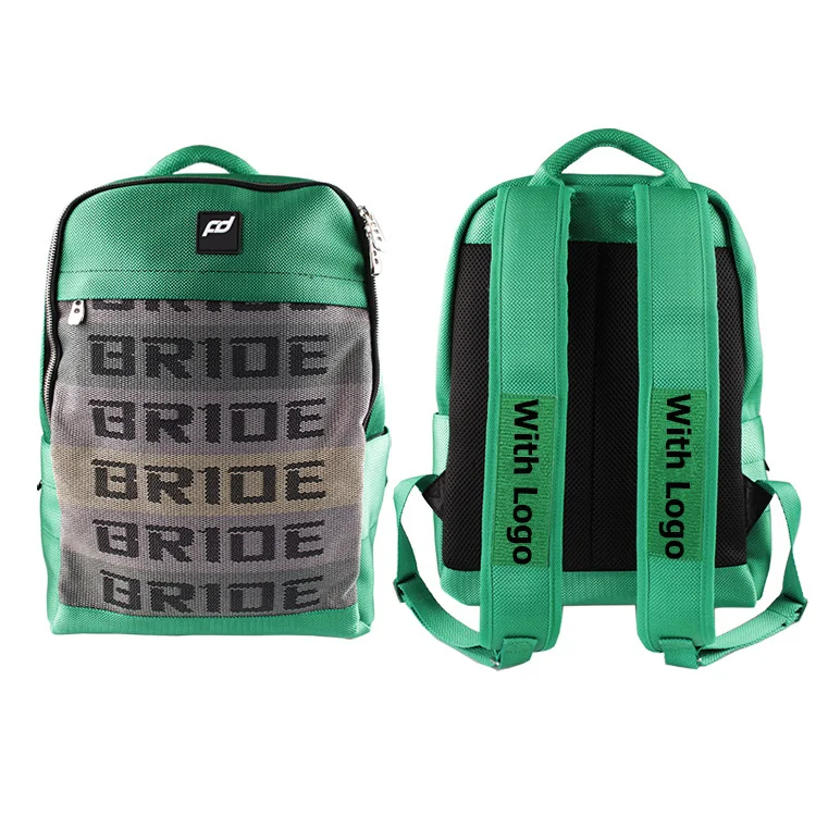 

RASTP Free shipping JDM style BRIDE Racing Harness Backpack School Bag With Soft Material large-capacity RS-BAG012