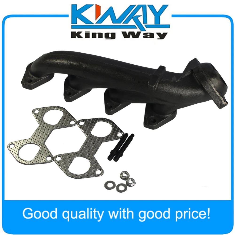New Exhaust Manifold With Gasket Kit Passenger Side Right RH Fits for
