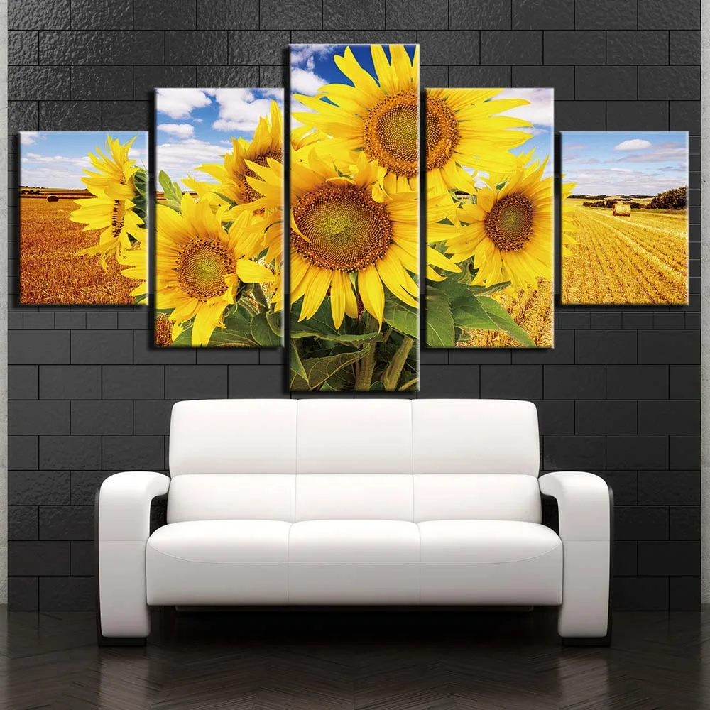 Sunflower Beauty Art Print Home Decor Wall Art Poster