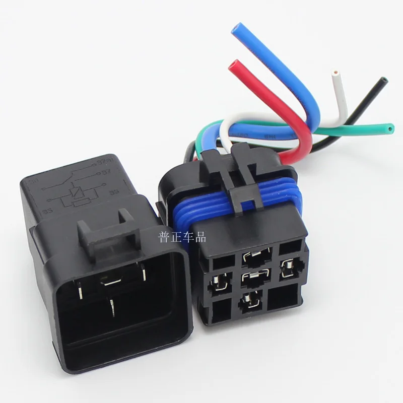 

5sets - AP Waterproof integrated automobile relay 12v 24V 40A 5PIN AUTO RELAY moto