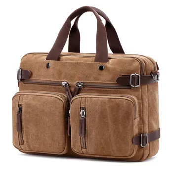 

FANSON Canvas Leather Men Messenger Bags I AM LEGEND Will Smith Big Satchel Shoulder Bags Male Laptop Briefcase Travel Handbag