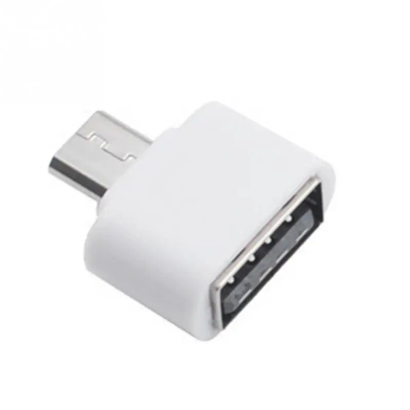 Мини OTG USB кабель OTG адаптер Micro USB к USB конвертер для планшетных ПК Android - Цвет: white