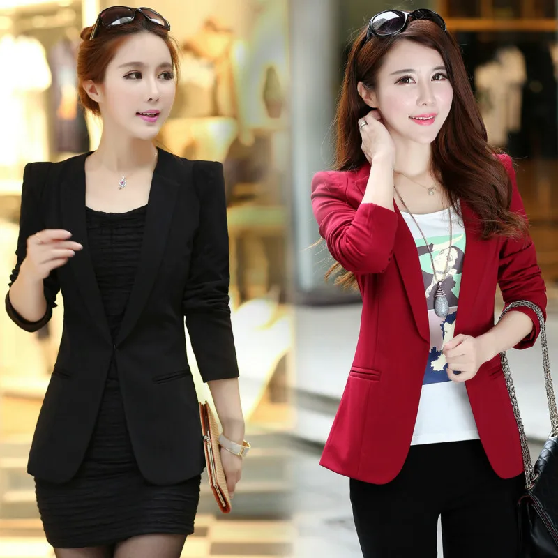 Blazer Women Outerwear Autumn Women's Blazers White Fashion Ladies office Coat Female size s-5xl Blazer Women Outerwear Autumn Women's Blazers White Fashion Ladies office Coat Female size s-5xl