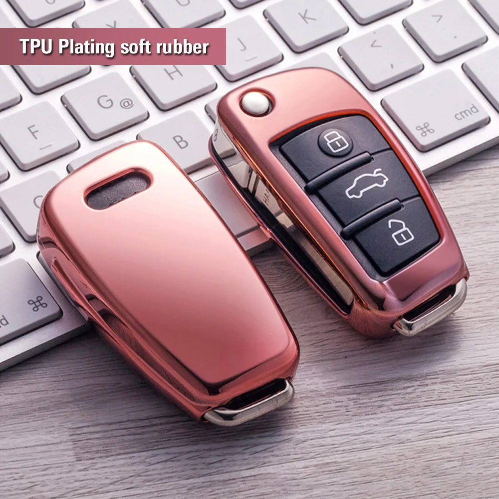 

TPU Key Fob Case For Audi A1 A2 A3 Q2 Q3 S3 Protective Cover for Your Key Fob Auto Accessories