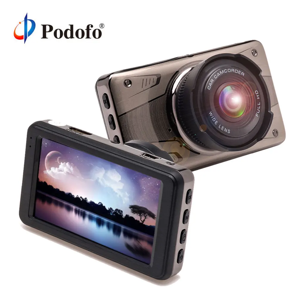 Podofo DashCam 3 0 дюймов Full HD 1080 Авто камера видеорегистратор регистраторы регистратор