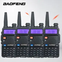 4 шт. Baofeng UV-5R ручной двухстороннее радио св. Хэм Радио рация станция UV5R HF Радио радиостанция рация rаdio УВЧ VHF